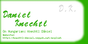 daniel knechtl business card